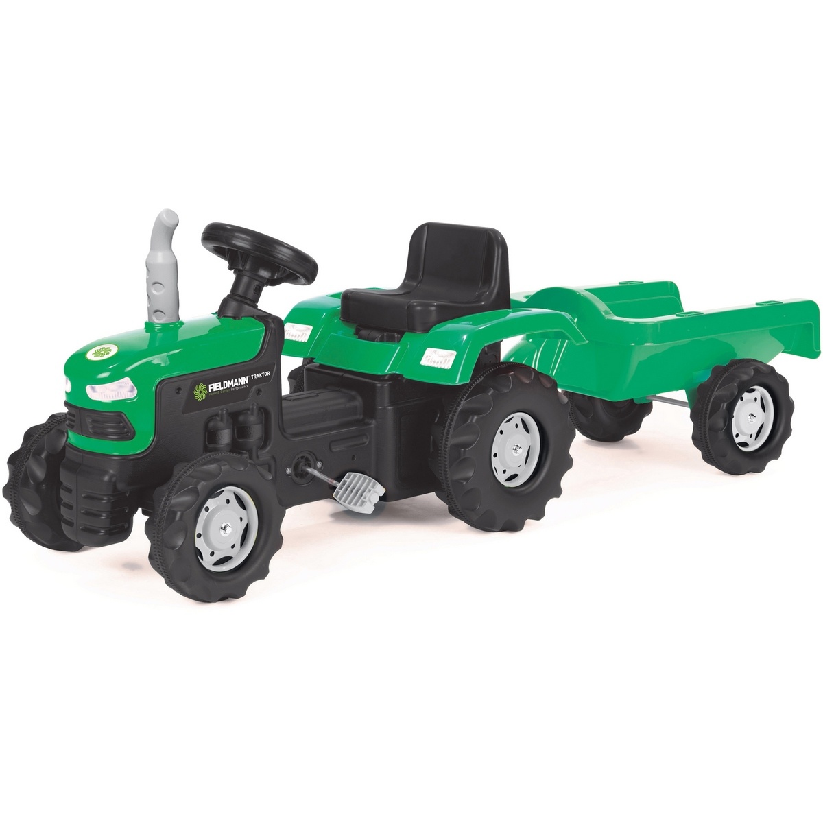 BUDDY TOYS BPT 1013 Šlapací traktor s přívěsem Buddy Toys