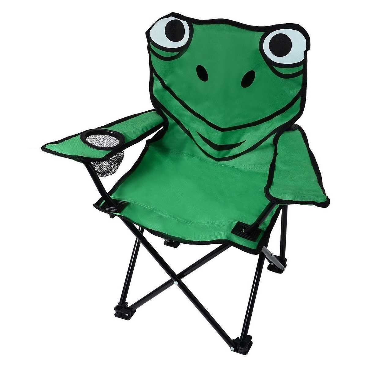Cattara Frog zelená Dětská kempingová židle Cattara