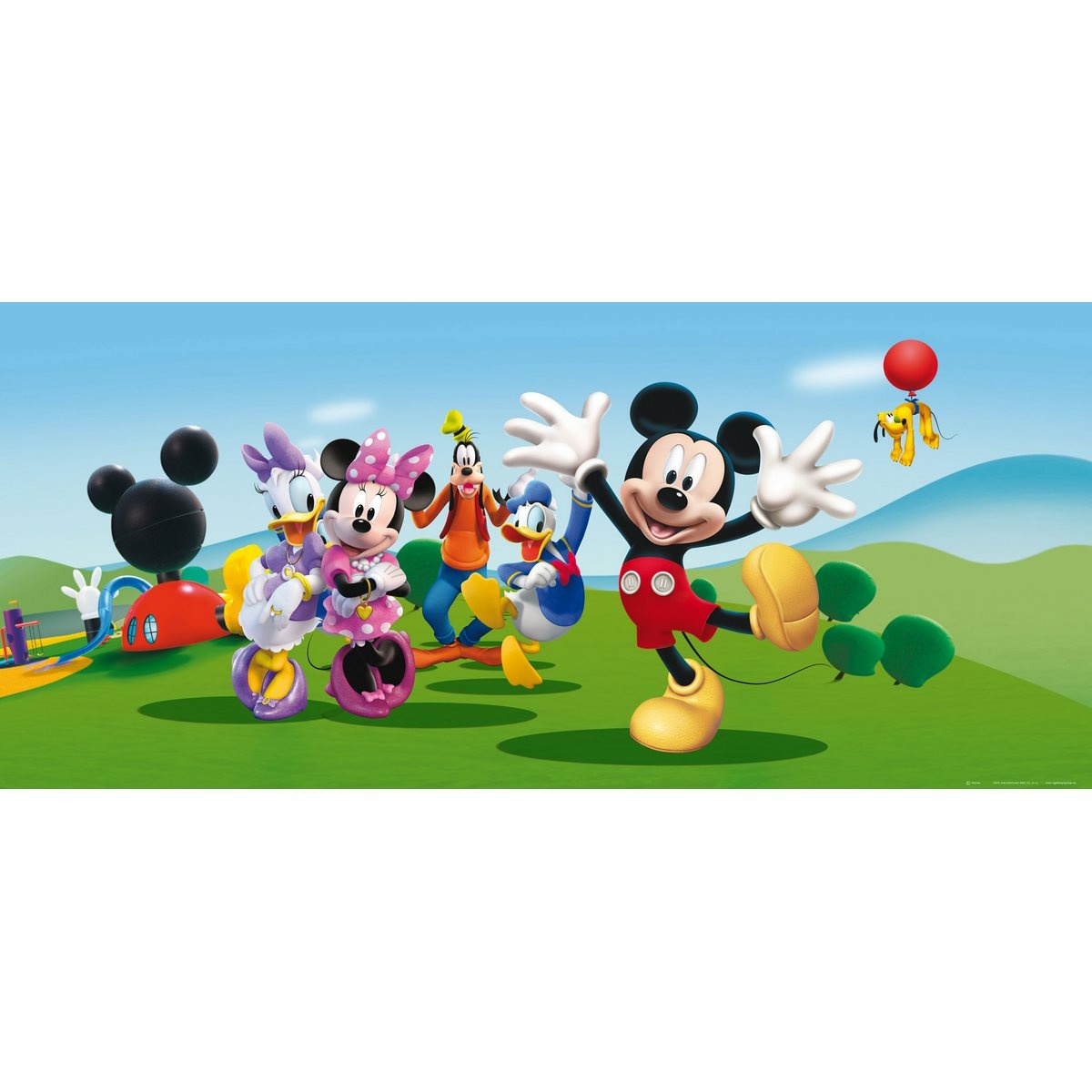 Dětská fototapeta Mickey Mouse a kamarádi