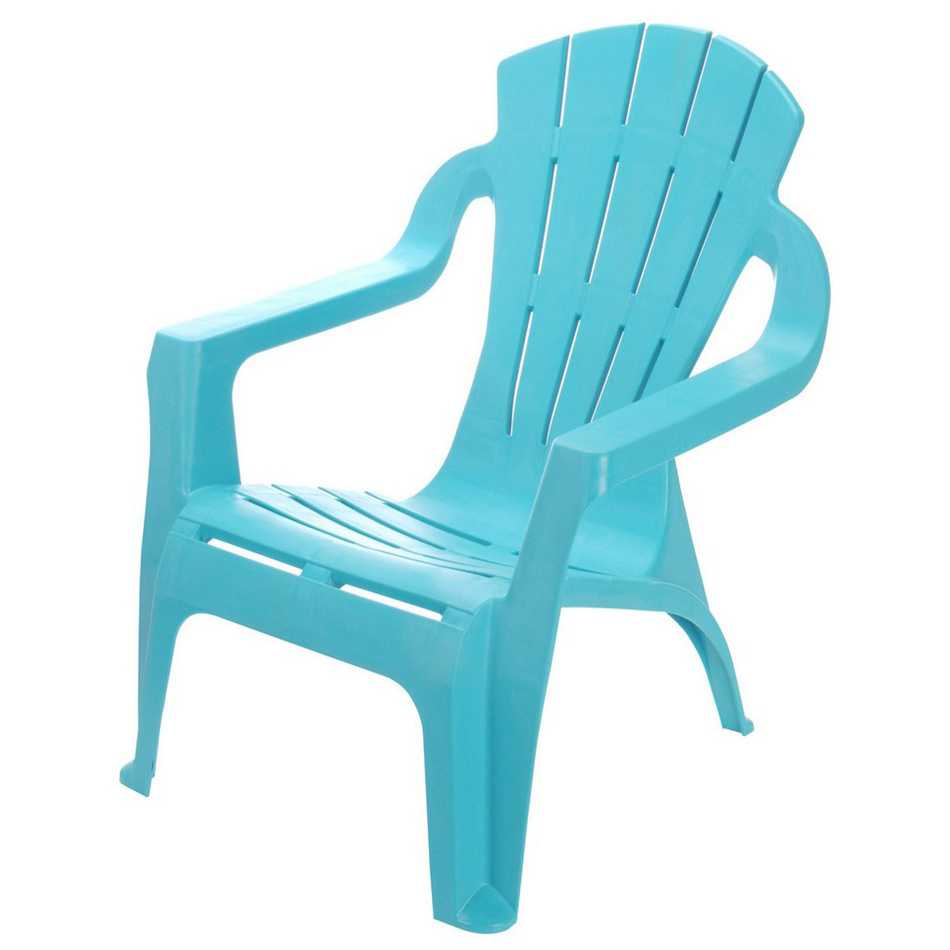 Dětská plastová židlička Riga modrá