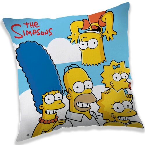 Jerry Fabrics Polštářek The Simpsons family clouds