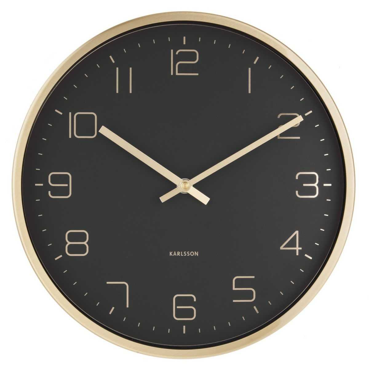 Karlsson 5720BK designové nástěnné hodiny