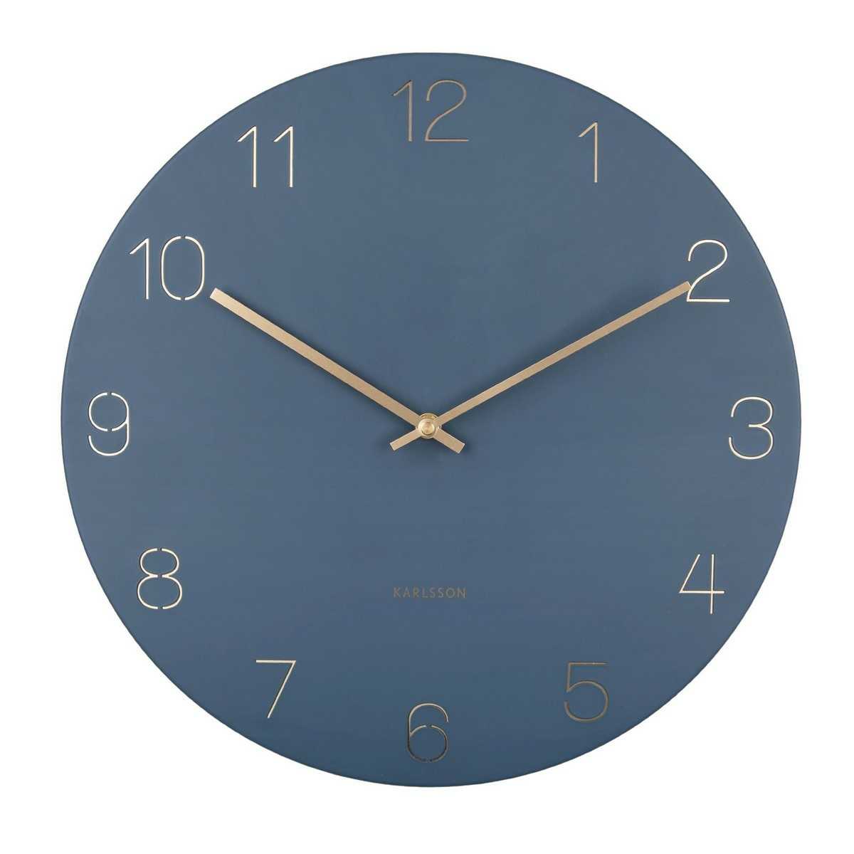 Karlsson 5762BL designové nástěnné hodiny