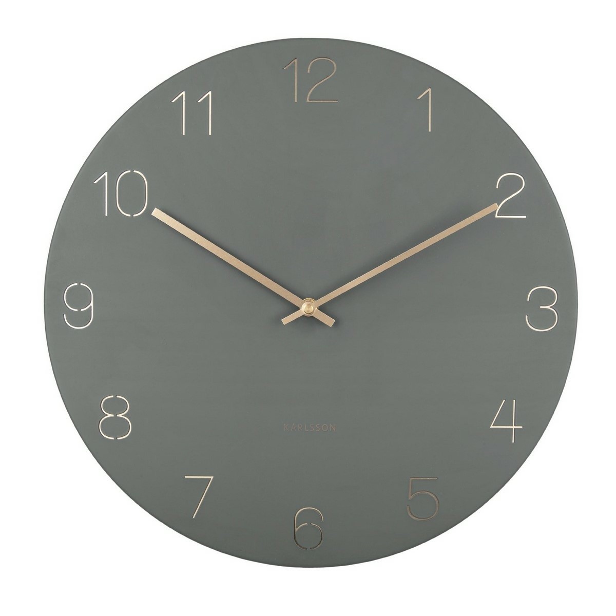 Karlsson 5762GR designové nástěnné hodiny