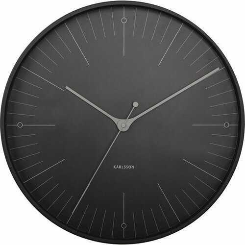 Karlsson 5769BK designové nástěnné hodiny