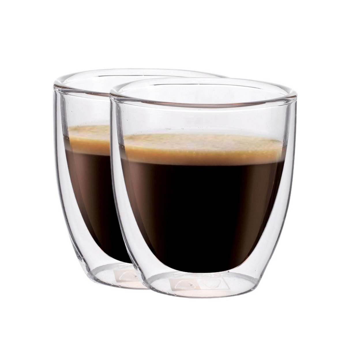 MAXXO SKLENICE ESPRESSO 80 ML Dvojité TERMO borosilikátové sklo Maxxo