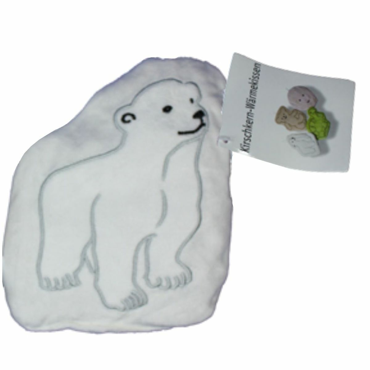 Nahřívací polštářek s třešňovými peckami Lední medvěd SJH 583B