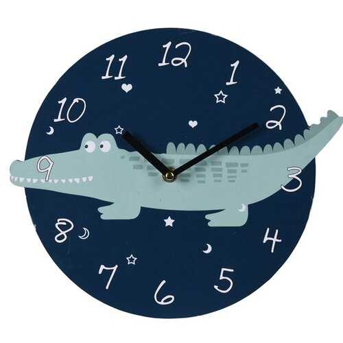 Nástěnné hodiny Krokodýl