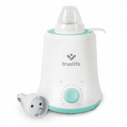 Ohřívač kojeneckých lahví TrueLife Invio BW Single bílý/zelený TrueLife