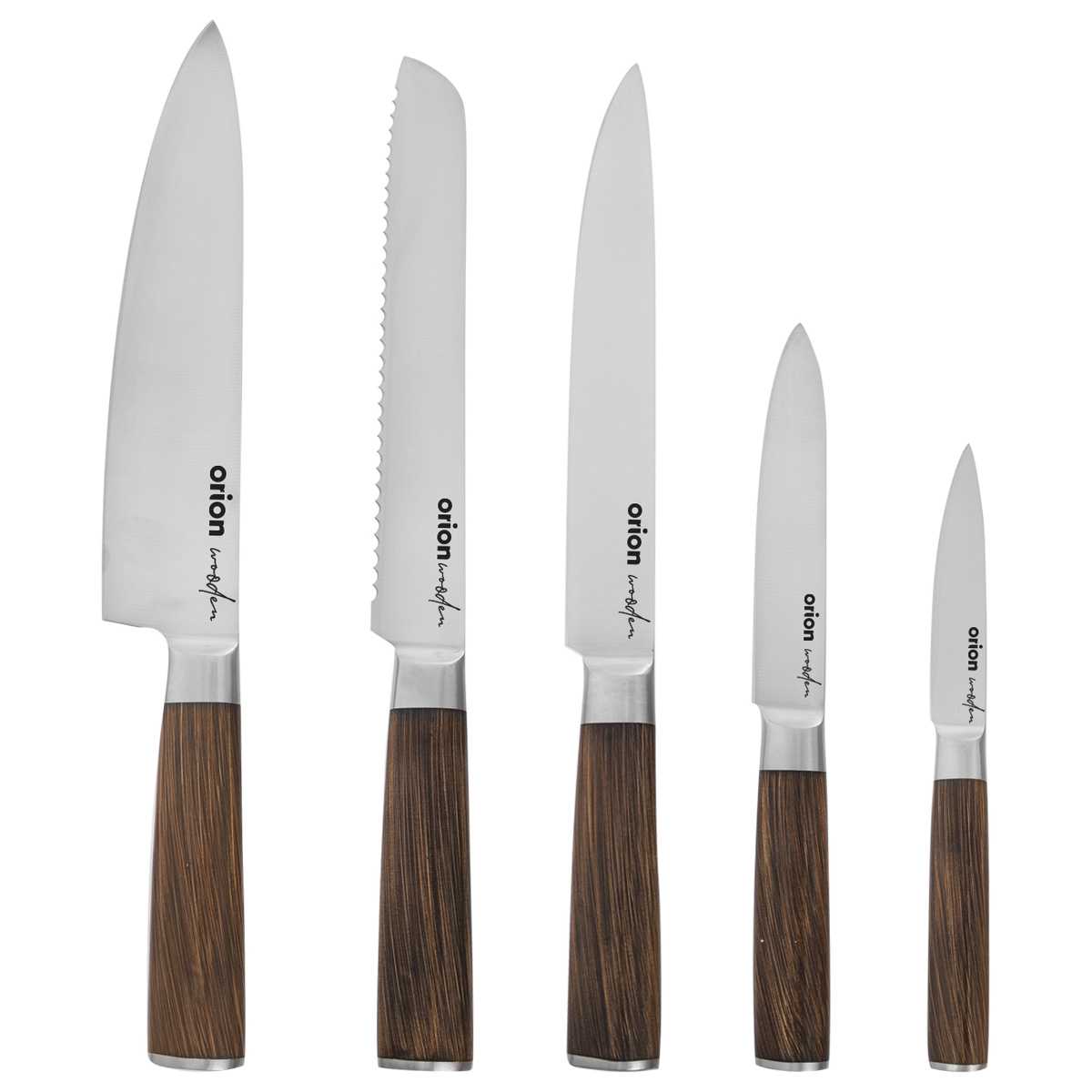 Orion Sada kuchyňských nožů Wooden