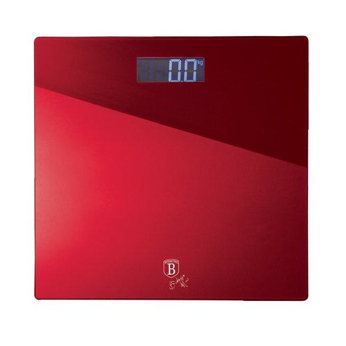 Osobní váha digitální 150 kg Burgundy Metallic Line Berlinger Haus