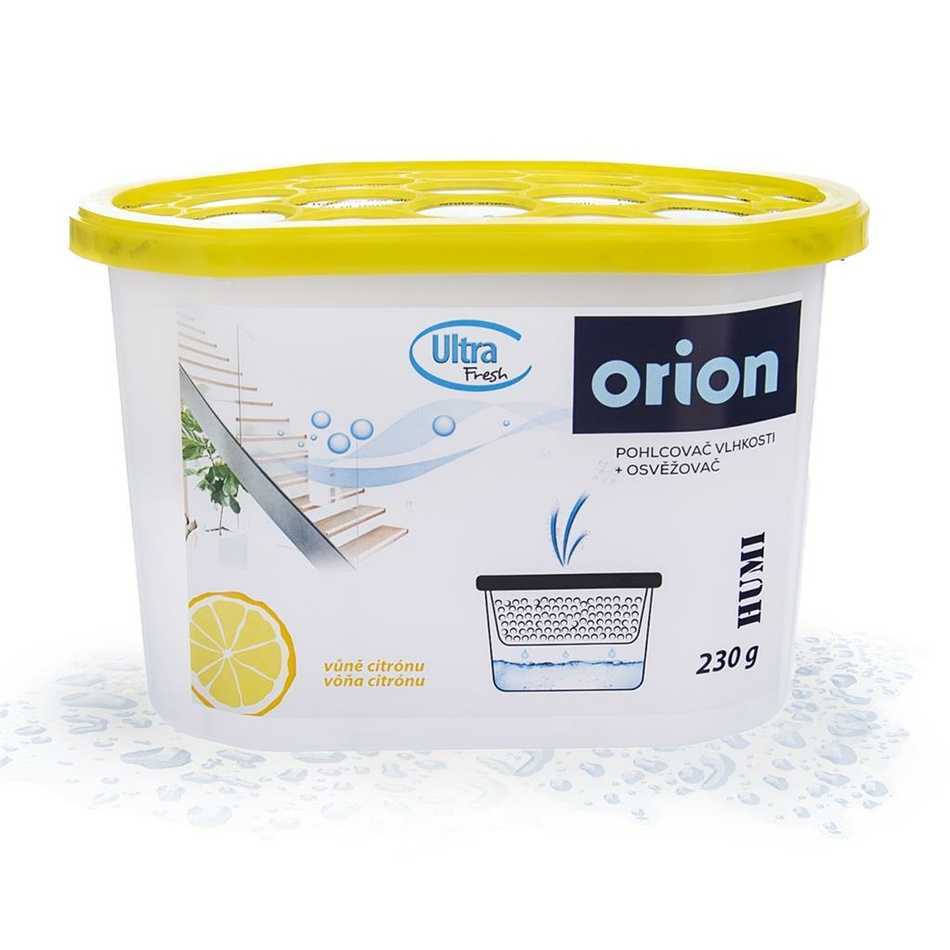 Pohlcovač vlhkosti a osvěžovač vzduchu citrón orion 832340 Orion