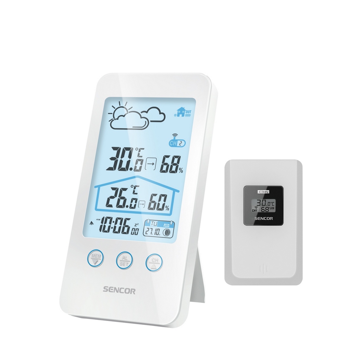 SWS 3000 W Meteostanice s bezdrátovým senzorem Sencor Sencor