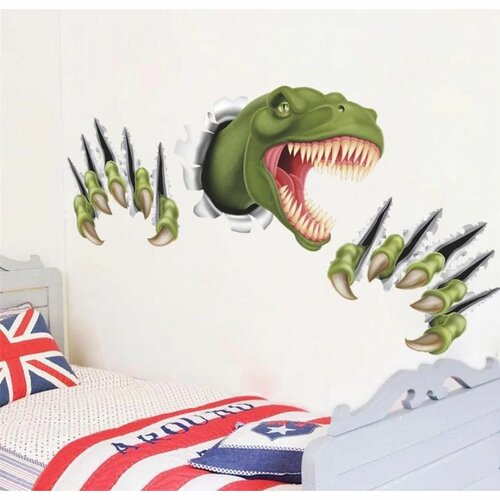 Samolepicí dekorace 3D Dinosaurus