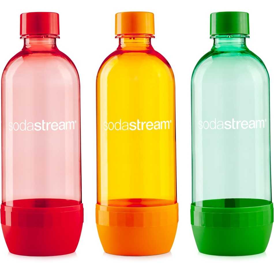 SodaStream Lahev TriPack 1l ORANGE/RED/GREEN Sodastream