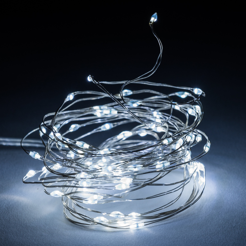 Světelný vánoční řetěz Clarion 100 LED