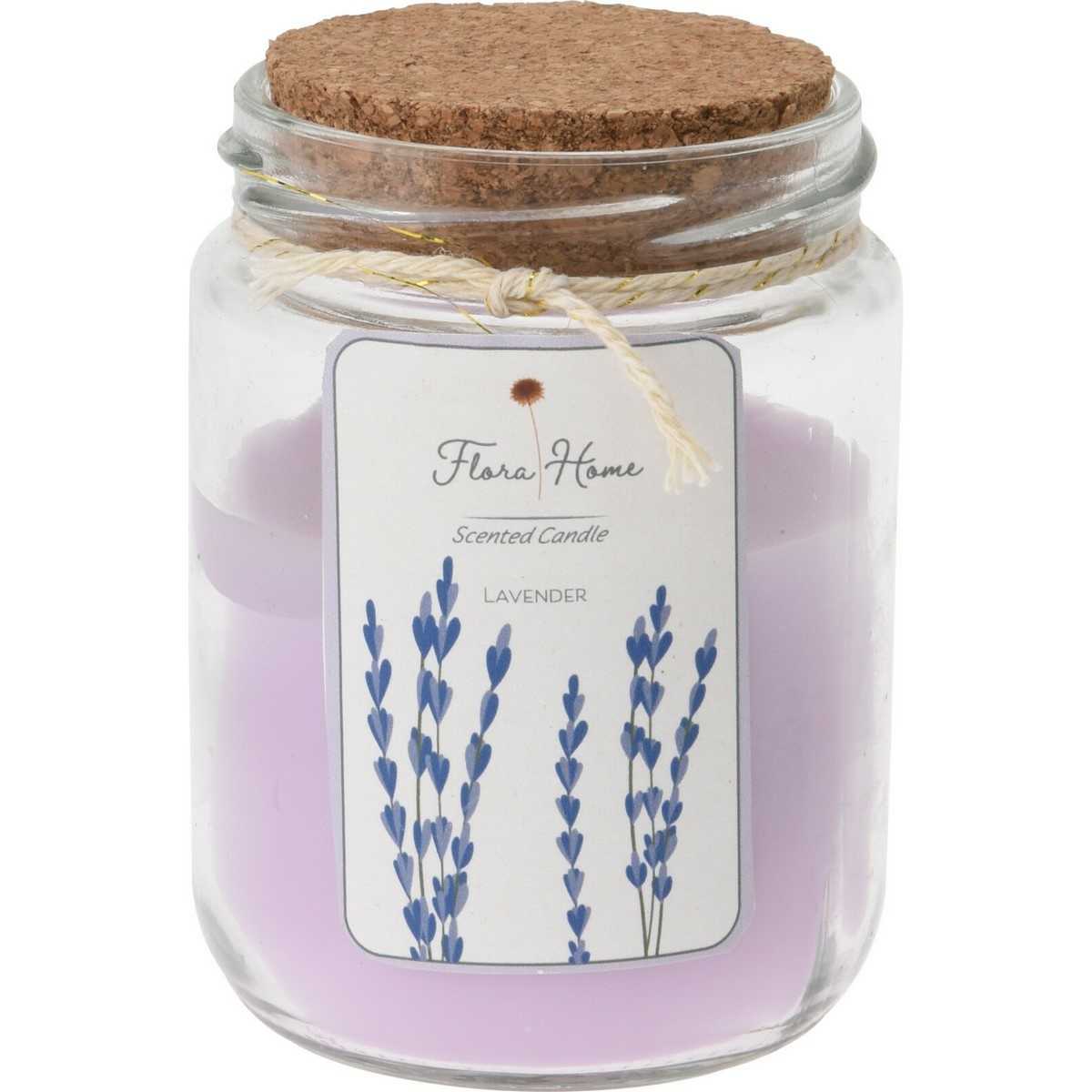 Svíčka ve skle Flora home Lavender