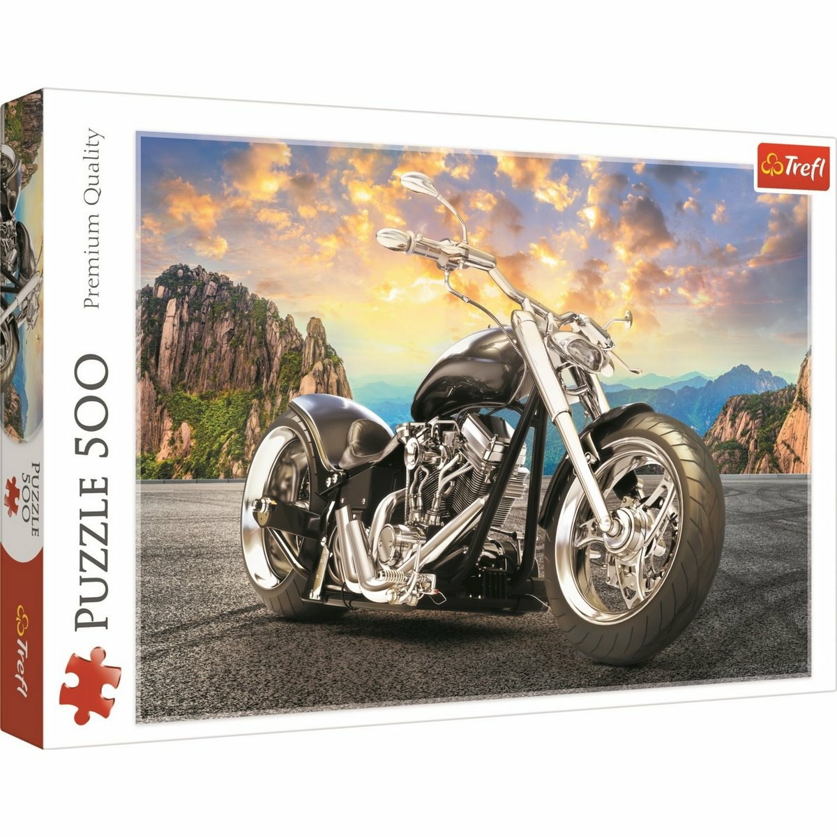 Trefl Puzzle Černá motorka