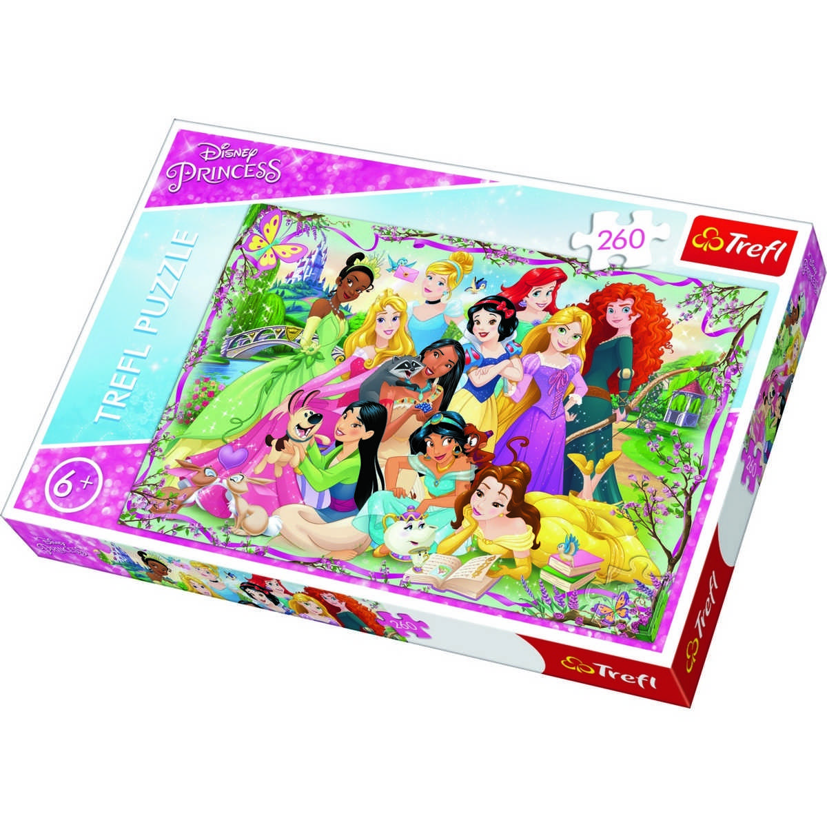 Trefl Puzzle Disney princezny: Setkání princezen 260 dílků Trefl