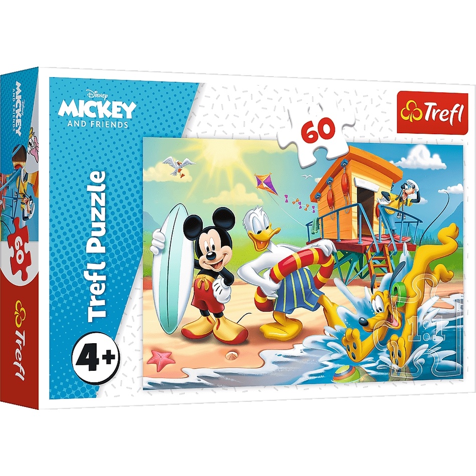 Trefl Puzzle Mickey Mouse na pláži
