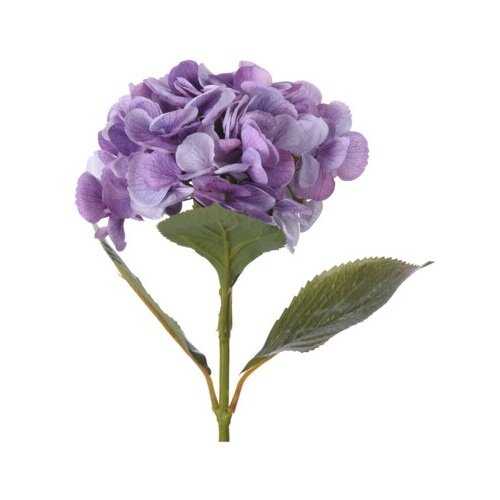 Umělá květina Hortenzie fialová