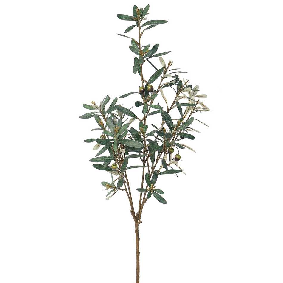 Umělá větev Olivovníku zelená