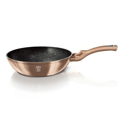 Wok s mramorovým povrchem 30 cm Rosegold Metallic Line Berlinger Haus