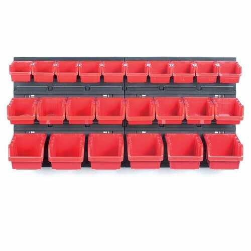 Závěsný panel na nářadí s 24 boxy Orderline