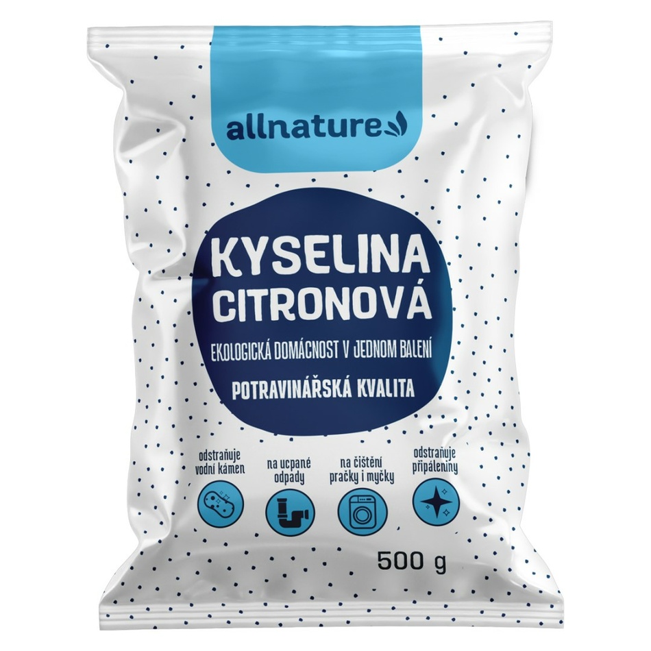 Allnature Kyselina citronová 500 g Allnature