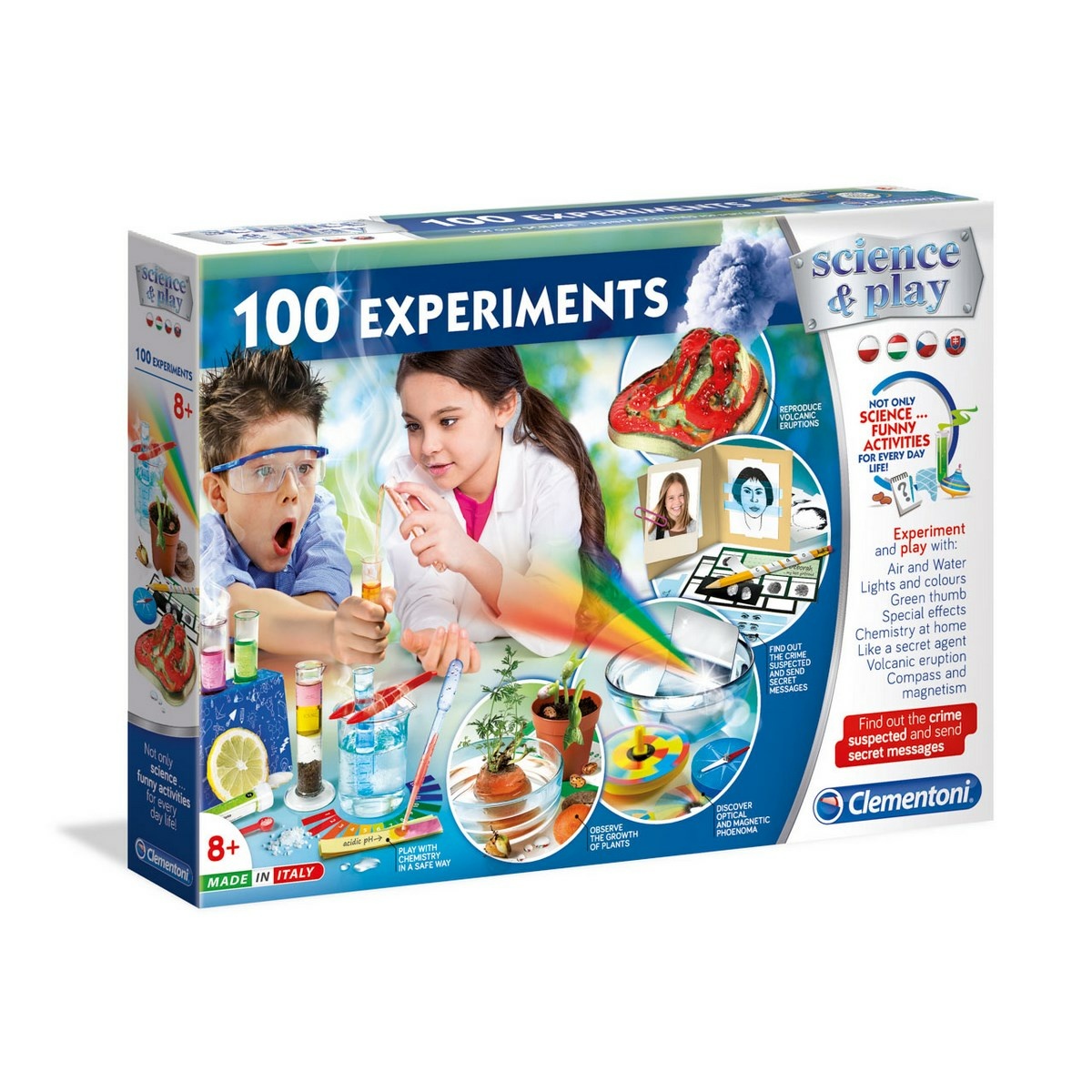 Clementoni Dětská laboratoř - 100 vědeckých experimentů Clementoni