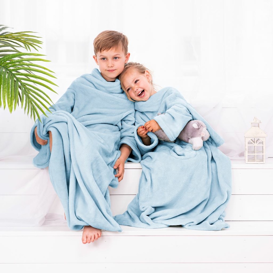 Decoking Deka s rukávy Lazy Kids modrá