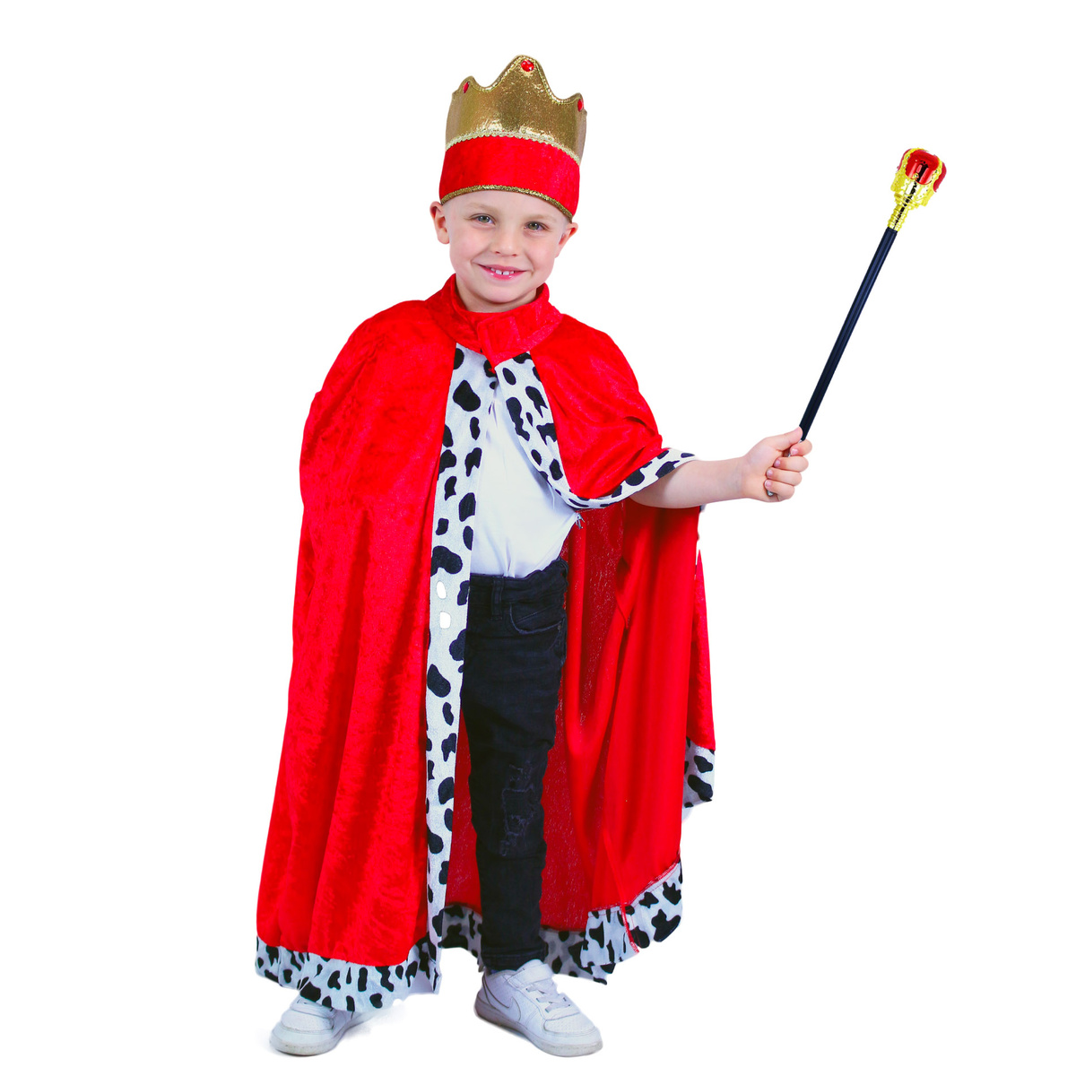 Rappa Dětský kostým Královský plášť Rappa