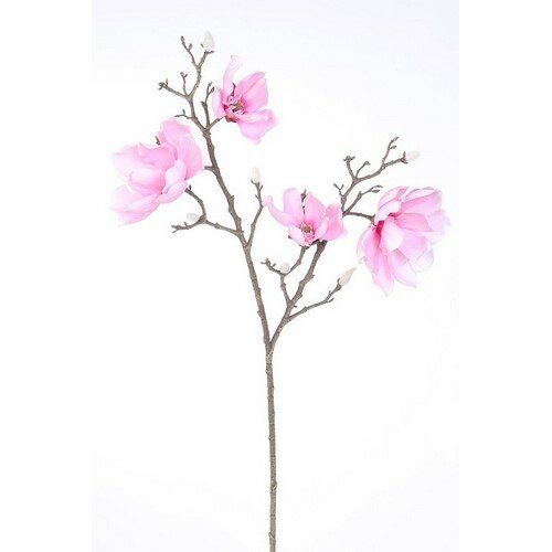 Umělá květina Magnolie světle růžová