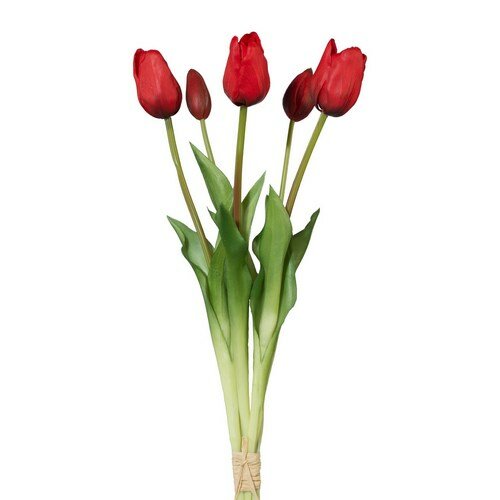 Umělý svazek Tulipánů červená