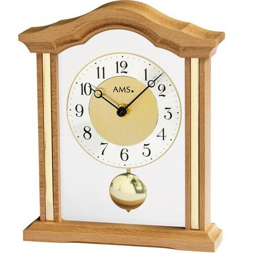 AMS design dřevěné 1174/18 stolní hodiny AMS