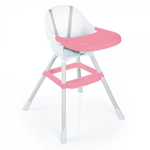 Dolu Jídelní židlička růžová