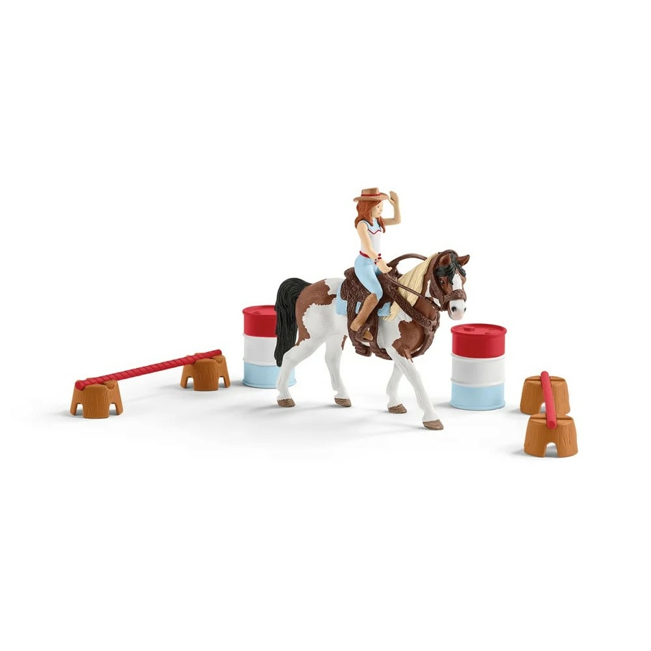 Schleich 42441 Hannah a jezdecká sada na western Schleich