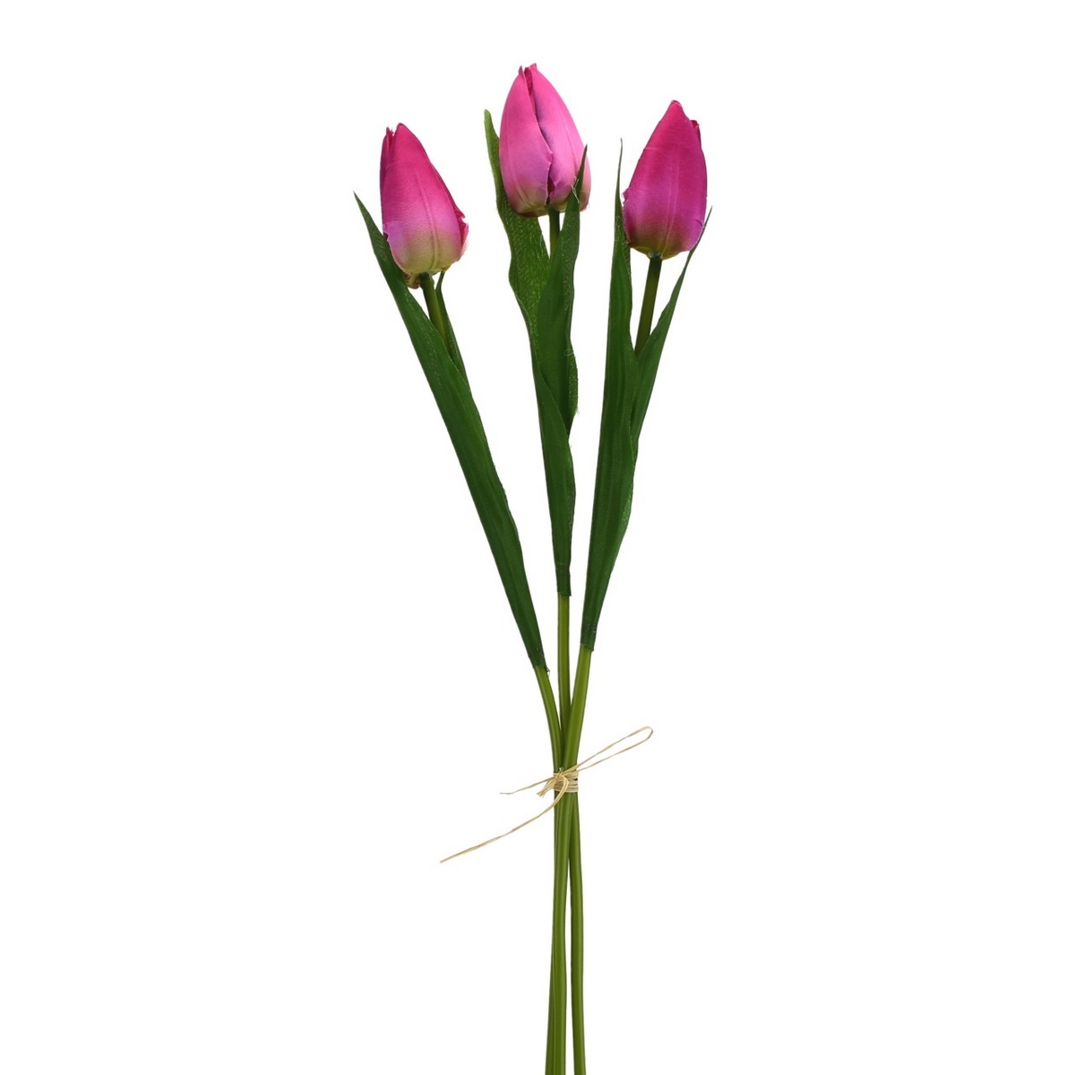 Umělá kytice tulipánů vínová