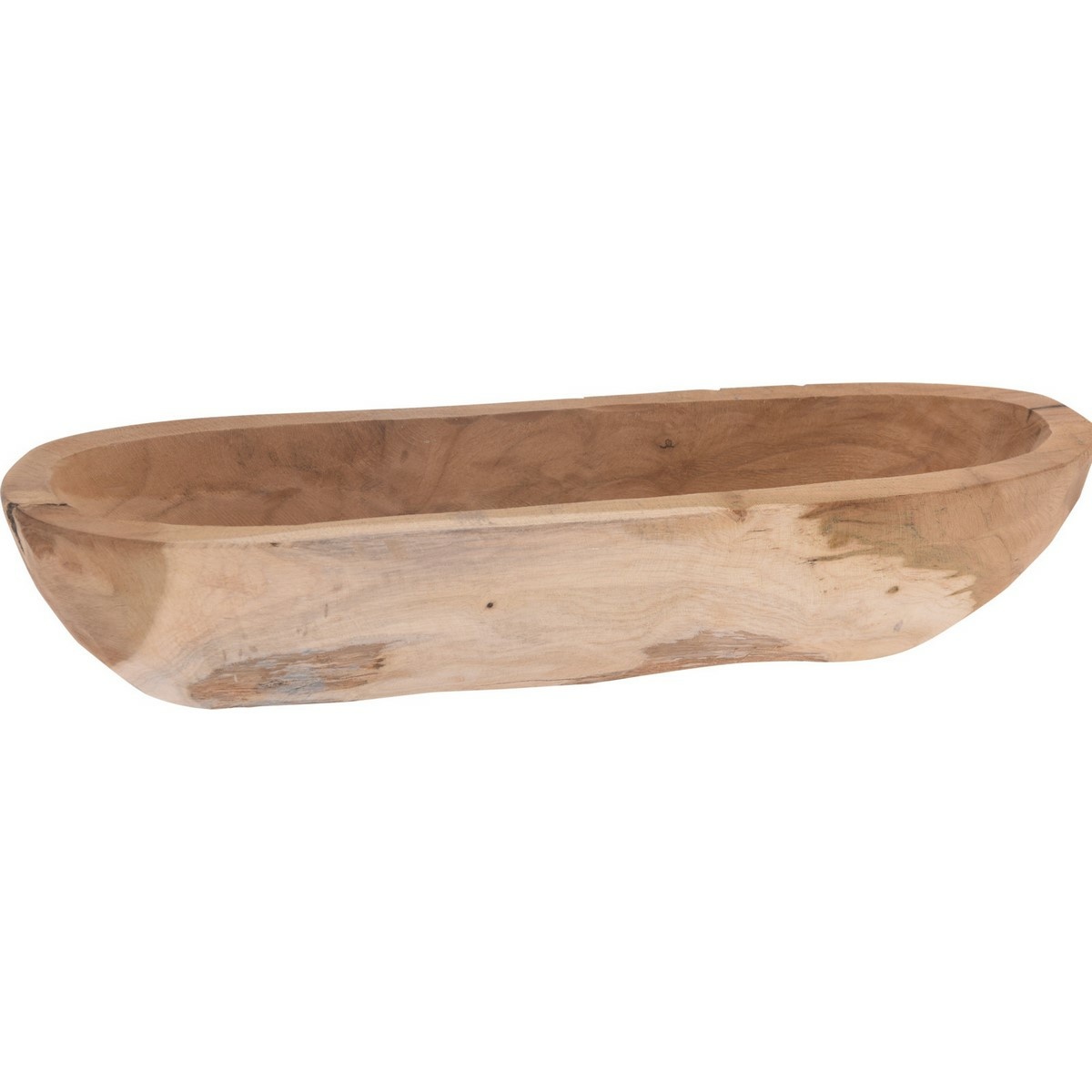 Dekorační miska z teakového dřeva Canoe