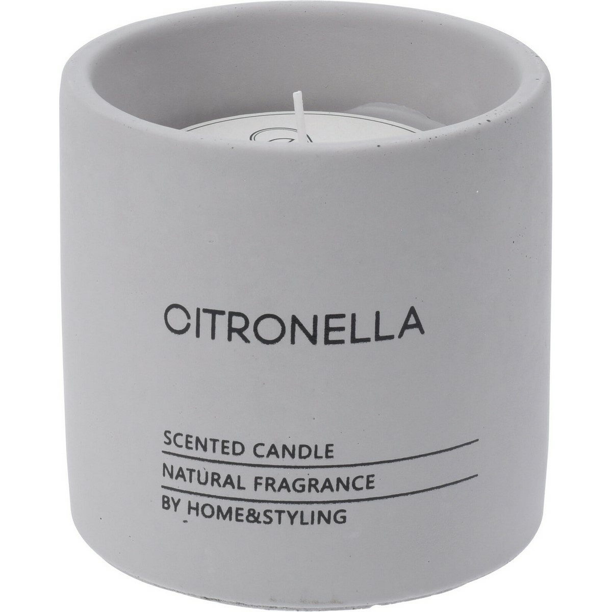 Repelentní svíčka Citronella v betonovém obalu