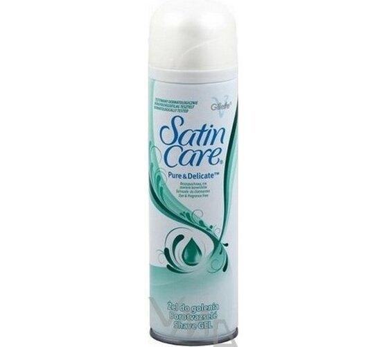Gillette Satin Care Pure & Delicate gel na holení 200 ml Gillette