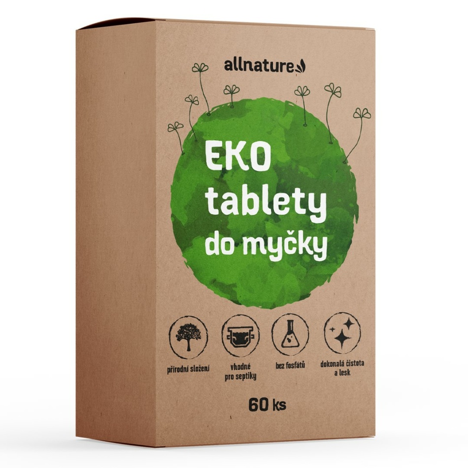 Allnature EKO tablety do myčky 60 tablet