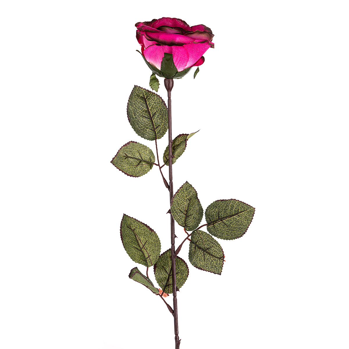 Umělá květina Růže velkokvětá 72 cm