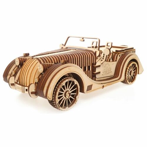 Ugears 3D dřevěné mechanické puzzle VM-01 Auto (roadster)