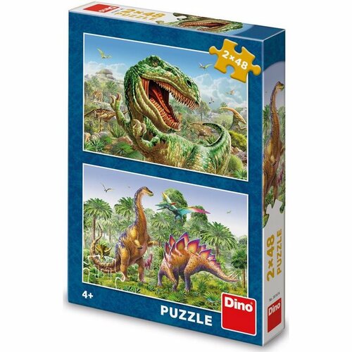 Dino Puzzle Souboj dinosaurů