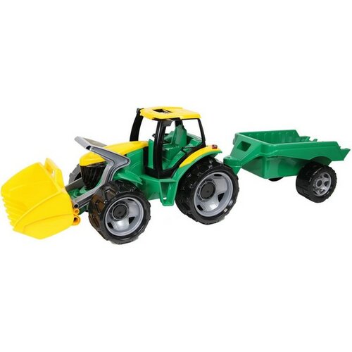 Lena Traktor se lžící 60cm a přívěsem 45cm plast v krabici Lena