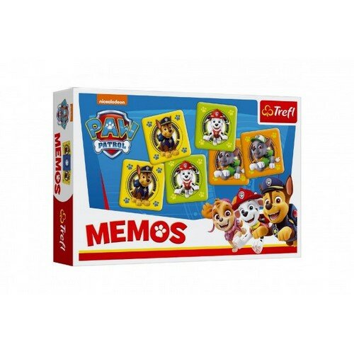 Trefl Pexeso papírové Paw Patrol/Tlapková patrola společenská hra 30 kusů v krabici 21x14x4cm Trefl