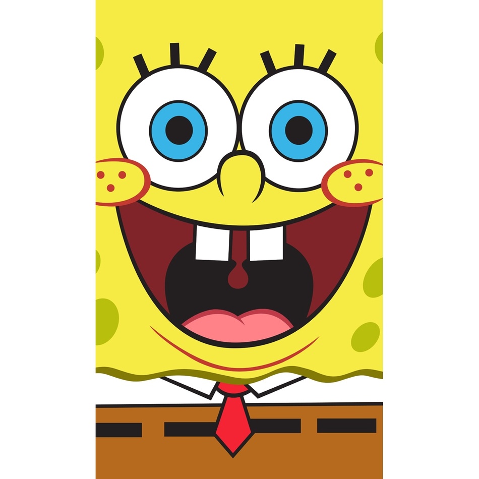 Carbotex Dětský ručník Sponge Bob Face