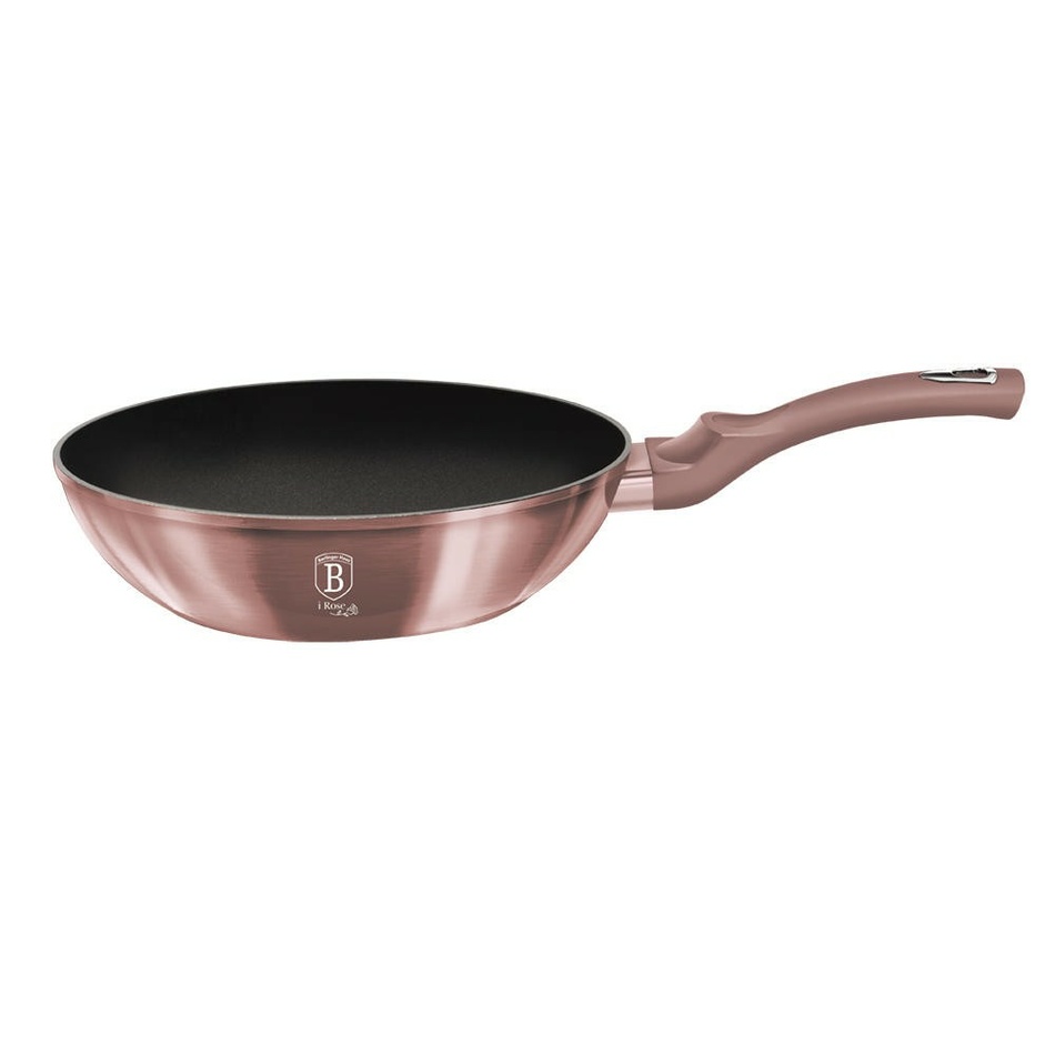 Berlingerhaus Wok s mramorovým povrchem I-Rose Edition 28 cm BH-6030 Berlinger Haus
