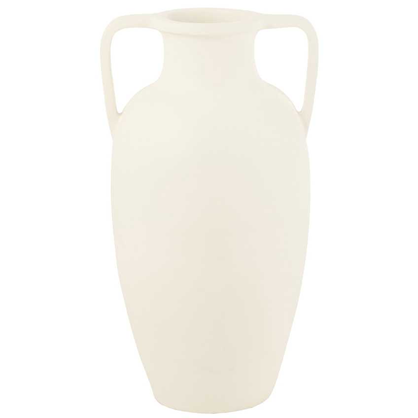 Bílá keramická váza J-line Afilia 66 cm